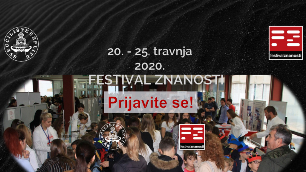 Otvorene prijave za Festival znanosti, tema je Kultura znanosti (2020.)